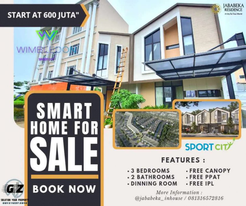 Cluster 2 Lantai Terbaru Smart Home New Wimbledon Jababeka Dijual Co Id