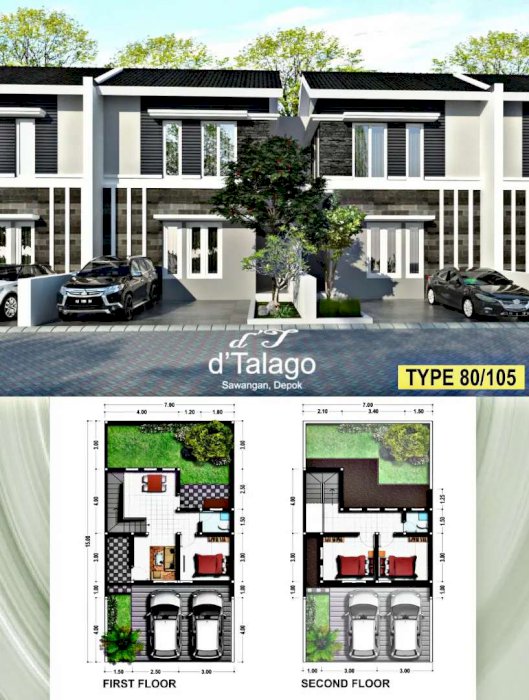 D Talago Regency Dari Gerbang Tol Sawangan Dijual Co Id